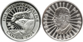 Canada, Charles III, 5 Dollars Ottawa 2024 - Polar Bears