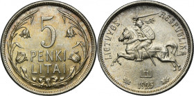 Lithuania, 5 Litai London 1925