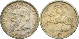 Lithuania, Republic, 5 Litai Kaunas 1936