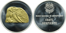 Mexico, Medal of the National Museum of Anthropology - Coatl Serpiente