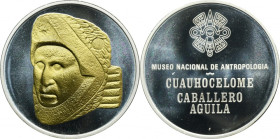 Mexico, Medal of the National Museum of Anthropology - Cuauhocelome Caballero Aguila