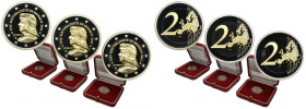Set, Monaco, 2 Euro 2012 - 500 years of sovereignty Lucien (3 pcs.)
