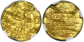 Netherlands, Gelderland Province, Ducat 1649 - NGC UNC DETAILS