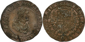 Spanish Netherlands, Charles II, Token for the Finance Office Brussels 1675 - RARE