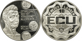 Netherlands, Beatrice, 10 Ecu Utrecht 1992 - Wilhelm I Friedrich