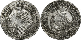 Germany, Duchy of Saxe-Coburg-Eisenach, Johann Casimir and Johann Ernst II, 1/2 Thaler Saalfeld 1627 WA