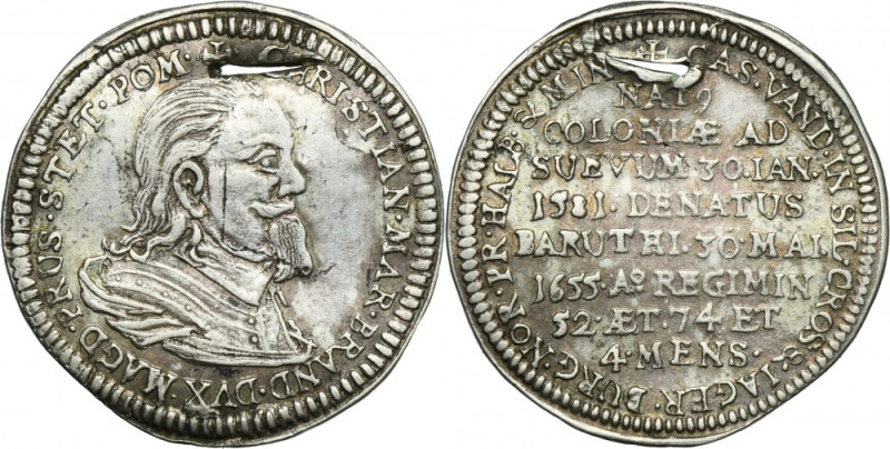 Germany, Margraviate of Brandenburg-Bayreuth, Christian, Groschen Nurnberg 1655 ...