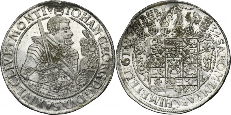 Germany, Electorate of Saxony, Johann Georg I, Thaler Dresden 1634 HI Beautifull...