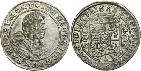 Germany, Electorate of Saxony, John Georg II, 1/6 Thaler Dresden 1668 CR