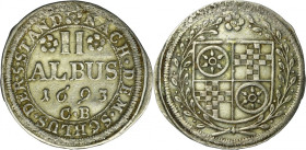 Germany, Archbishopric of Mainz, Anselm Franz of Ingelheim, 2 Albus 1693 CB