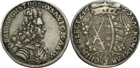 Germany, Saxony, Friedrich August I, 2/3 Thaler Dresden 1697 IK
