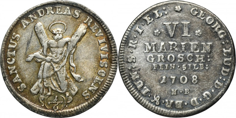 Germany, Duchy Braunschweig-Lüneburg-Calenberg-Hannover, Georg Ludwig I, 6 Marie...