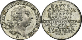Germany, Duchy of Saxe-Gotha-Altenburg, Frederick III, 1/12 Thaler posthumous Gotha 1772