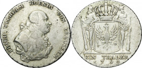 Germany, Kingdom of Prussia, Friedrich Wilhelm II, Thaler Berlin 1792 A