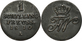 Germany, Kingdom of Prussia, Friedrich Wilhelm III, Schilling Berlin 1810 A