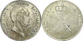 Germany, Kingdom of Bavaria, Maximilian I Joseph, Coronation Thaler Munich 1809