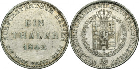 Germany, Electorate of Hesse, Friedrich Wilhelm I, Thaler Darmstadt 1842
