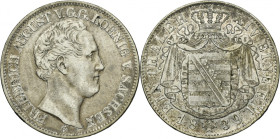 Germany, Kingdom of Saxony, Friedrich August II, Thaler Dresden 1839 G