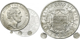 Germany, Saxony, Friedrich August II, Thaler Dresden 1850 F - VERY RARE