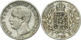 Germany, Kingdom of Hannover, George V, 1/6 Thaler Hannover 1860 B