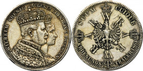 Germany, Kingdom of Prussia, Wilhelm I, Crown Thaler Berlin 1861