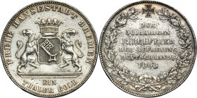 Germany, City of Bremen, Thaler 1863 - Liberation of Germany