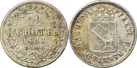 Germany, City of Bremen, 12 Grote 1841