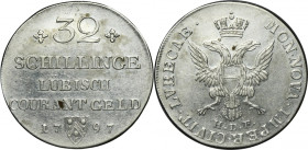 Germany, Free City of Lübeck, 32 Schillings 1797 HDF