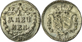 Germany, Free City of Nuremberg, 1 Kreuzer 1796 N