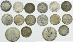 Set, Germany, Kingdom of Prussia, 1 Groschen, 3 Groschen and 4 Groschen (8 pcs.)