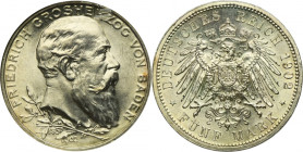 Germany, Baden, Friedrich I, 5 Mark Karlsruhe 1902