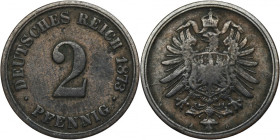 Germany, German Empire, Wilhelm I, 2 Pfennig Berlin 1873 A