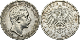 Germany, Prussia Kingdom, Wilhelm II, 5 Mark Berlin 1906 A