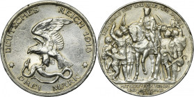 Germany, Kingdom of Prussia, Wilhelm II, 3 Mark Berlin 1913 A