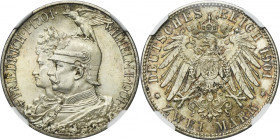Germany, Kingdom of Prussia, Wilhelm II, 2 Mark Berlin 1901 - NGC MS64