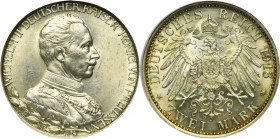 Germany, Kingdom of Prussia, Wilhelm II, 2 Mark Berlin 1913 A