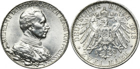 Germany, Kingdom of Prussia, Wilhelm II, 2 Mark Berlin 1913 A