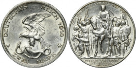 Germany, Kingdom of Prussia, Wilhelm II, 2 Mark Berlin 1913 A