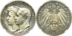 Germany, Saxony-Weimar-Eisenach, Wilhelm Ernst, 3 Mark Berlin 1910 A NGC PF62