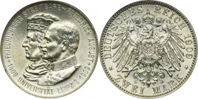 Germany, Kingdom of Saxony, Friedrich August III, 2 Mark Muldenhütten 1909