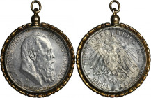 Germany, Bavaria, Regent Luitpold, 3 Mark Munich 1911 D