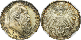 Germany, Bavaria, Regent Luitpold, 2 Mark Munich 1911 D - NGC MS65