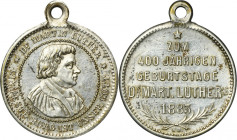 Germany, Medal 400th anniversary of the birth of Martin Luther 1883