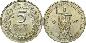Germany, Weimar Republic, 5 Mark Muldenhütten 1925 E