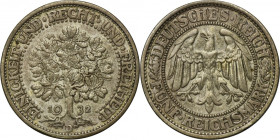 Germany, Weimar Republic, 5 Mark Munich 1932 D - Oak
