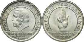 Germany, Weimar Republic, 5 Mark Berlin 1929 A - Weimar Oath