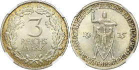 Germany, Weimar Republic, 3 Mark Berlin 1925 A - NGC MS64