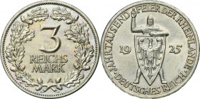 Germany, Weimar Republic, 3 Mark Berlin 1925 A
