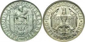 Germany, Weimar Republic, 3 Mark Munich 1928 D - 1000th Anniversary of Dinkelsbühl - VERY RARE