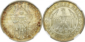 Germany, Weimar Republic, 3 Mark Muldenhütten 1929 E - NGC MS64